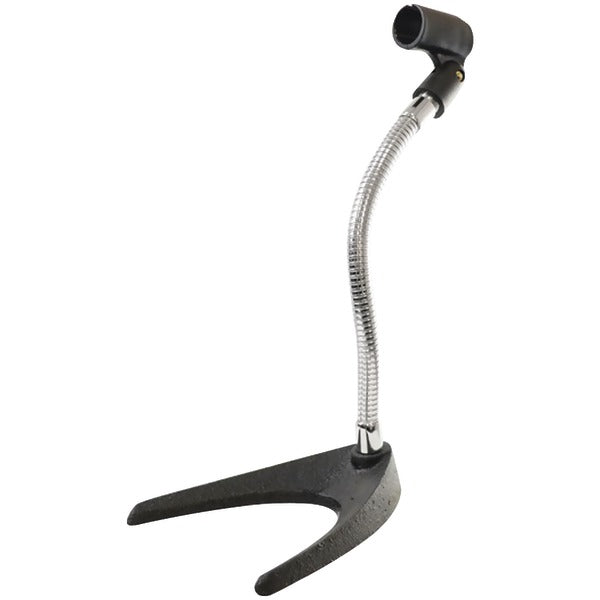  Pyle PMKS8 Desktop Microphone Stand Table Mic Holder Mount with Flexible Gooseneck 