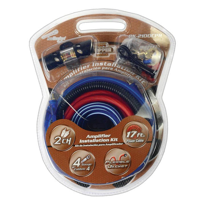  Audiopipe PK2100CPR Copper Installation Kit 4 Gauge 