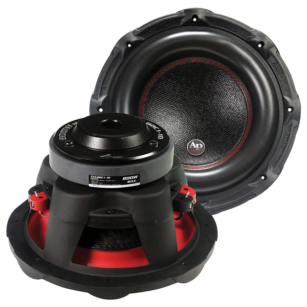  Audiopipe TXXBDC110 10" Woofer 800W Max 4 Ohm DVC 