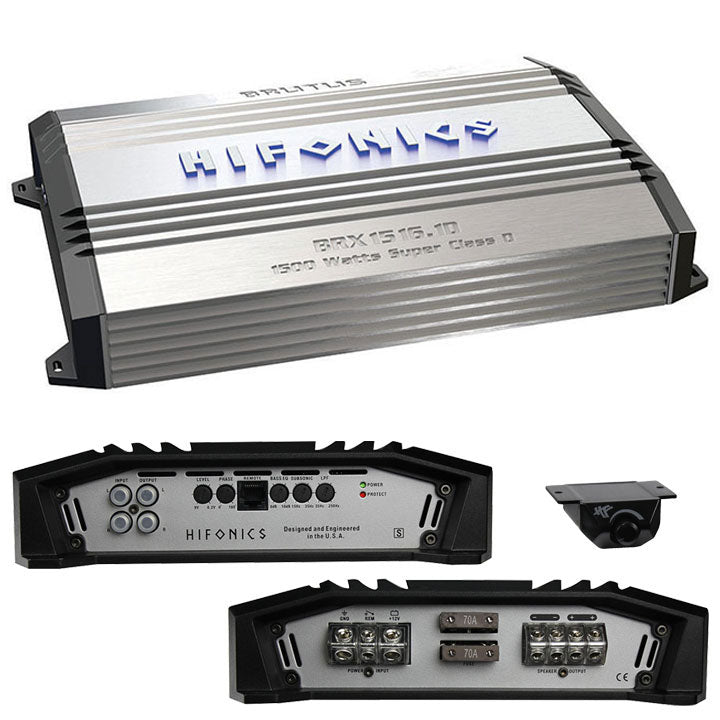  HIFONICS BRX15161D BRUTUS 1 x 550 @ 4 Ohms 1 x 900 @ 2 Ohms Car Amplifier 