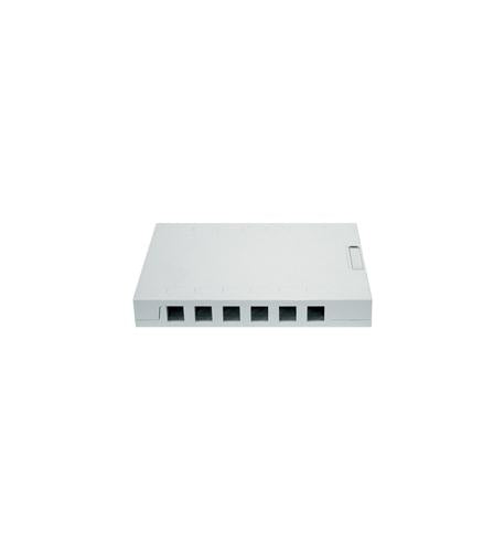 Icc IC107SBTWH Surface Mount Box, 12-port, White