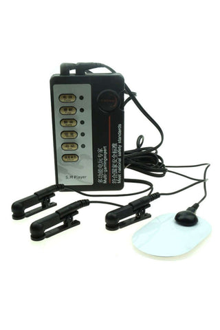 Nipple Clamps And Massage Pads Breast Electric Shock Stimulator