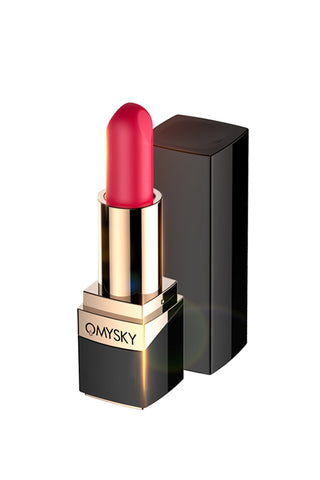 OMYSKY Kiss Me Luxury Discreet Whisper-Quiet Lipstick Vibrator