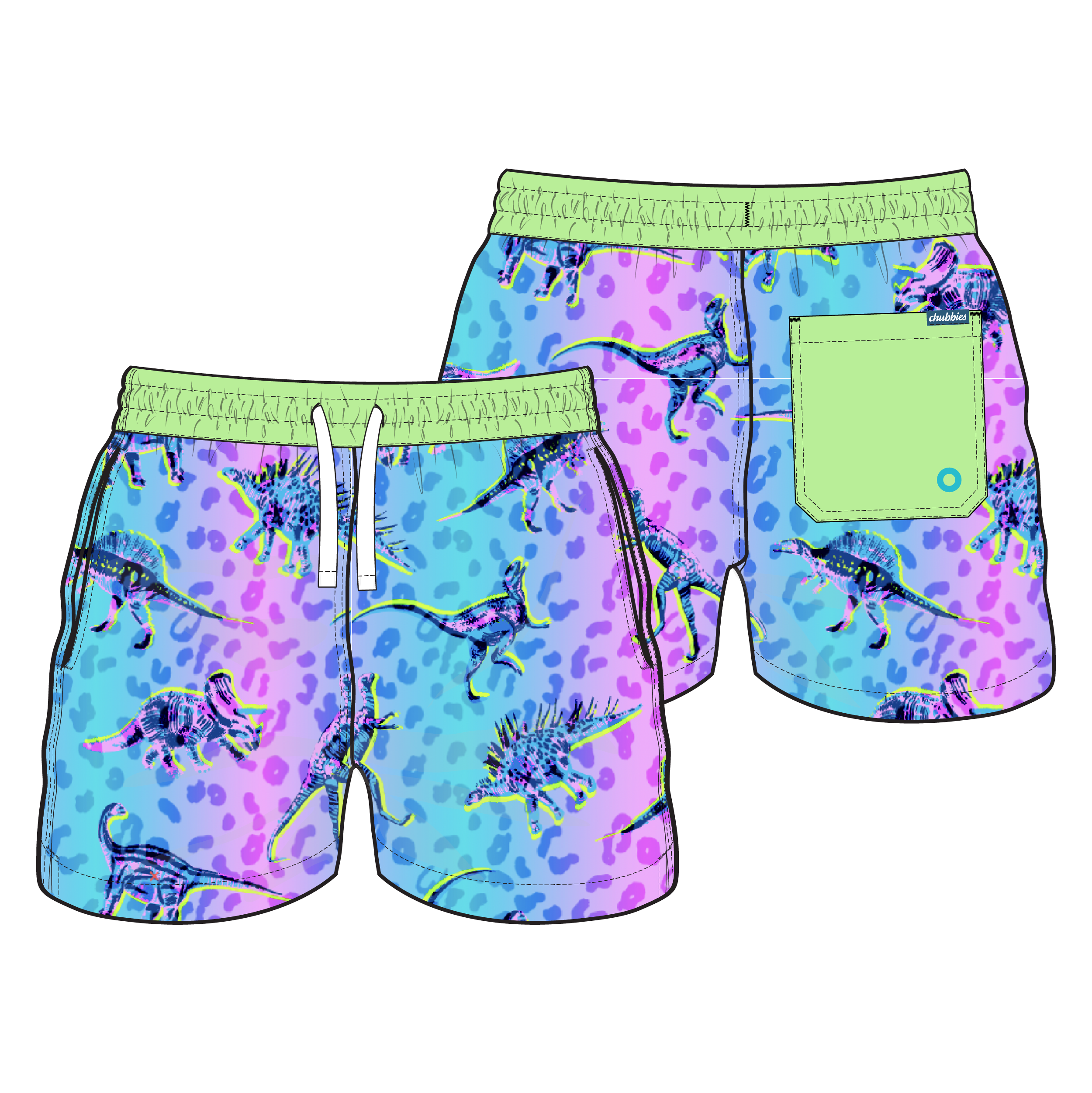 Chubbies Toddler Classic Swim Trunk