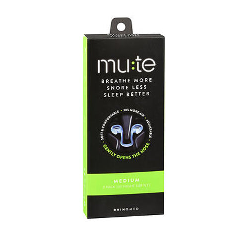 Mute, Nasal Devices Medium, 3 Packets