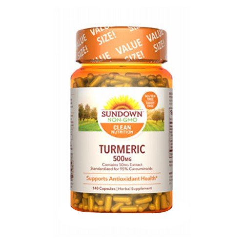 Sundown Naturals, Turmeric, 500 mg, 140 Count