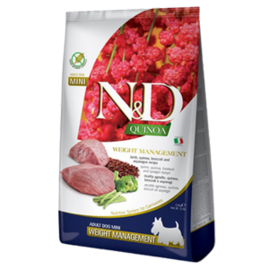 Farmina N&D Quinoa Functional Canine Weight Management Lamb Mini Adult Dry Dog Food