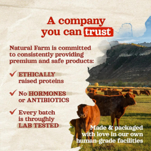Natural Farm Beef Tendon Rings 3 pack