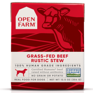 Open Farm Grain Free Beef Rustic Stew Dog Food  12.5 oz