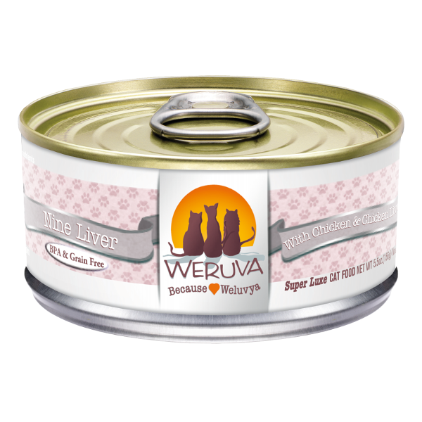 Weruva Classics Amazon Livin Chicken & Chicken Liver Recipe in Gravy Canned Cat Food