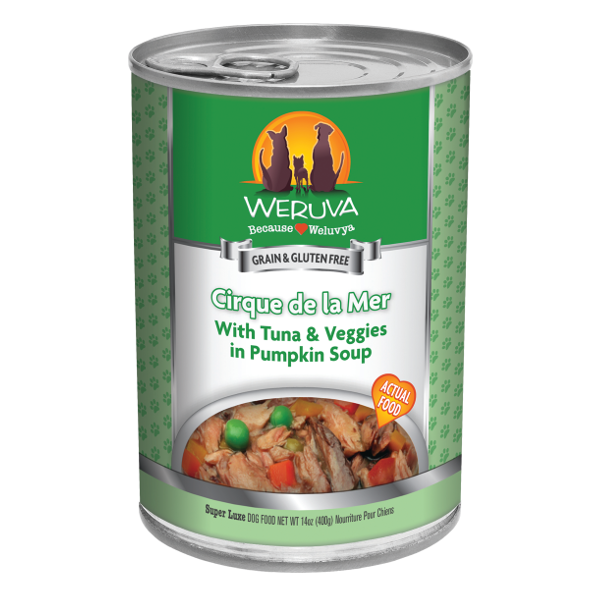 Weruva Cirque De La Mer with Tuna & Veggies in Pumpkin Soup Canned Dog Food