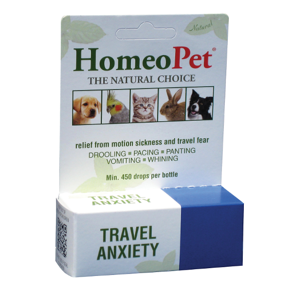 HomeoPet Anxiety Travel for Dog, Cat, Small Animal & Birds