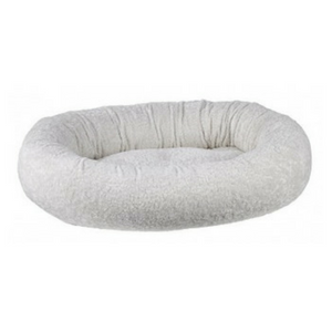 Bowsers Donut Dog Bed Faux Sheepskin Ivory Sheepskin