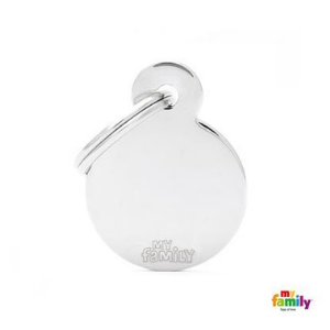 MyFamily Basic Collection Round Tag Chromed Brass