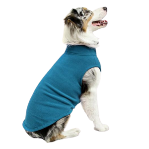 Gooby Stretch Fleece Dog Vest Steel Blue