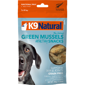 K9 Natural Freeze-Dried New Zealand Green Lipped Mussel Dog Treats 1.7oz
