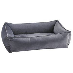 Bowsers Urban Lounger Dog Bed Microvelvet Amethyst