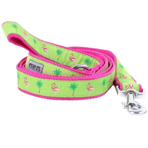 The Worthy Dog Flamingos Dog Lead