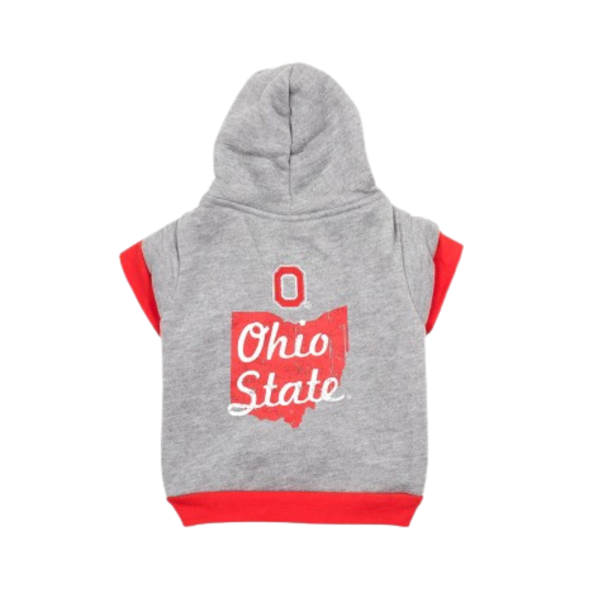 The Worthy Dog Ohio State - State Of Ohio Hoodie for Dogs