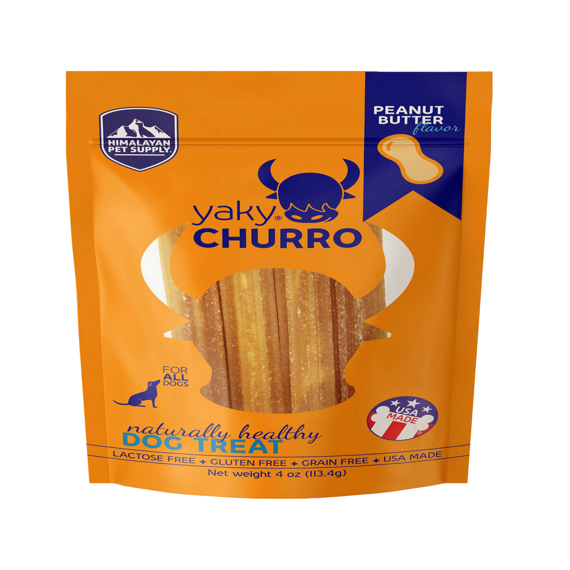 Himalayan YakyCHURRO Himalayan Peanut Butter Dog Treat, 4.9-oz