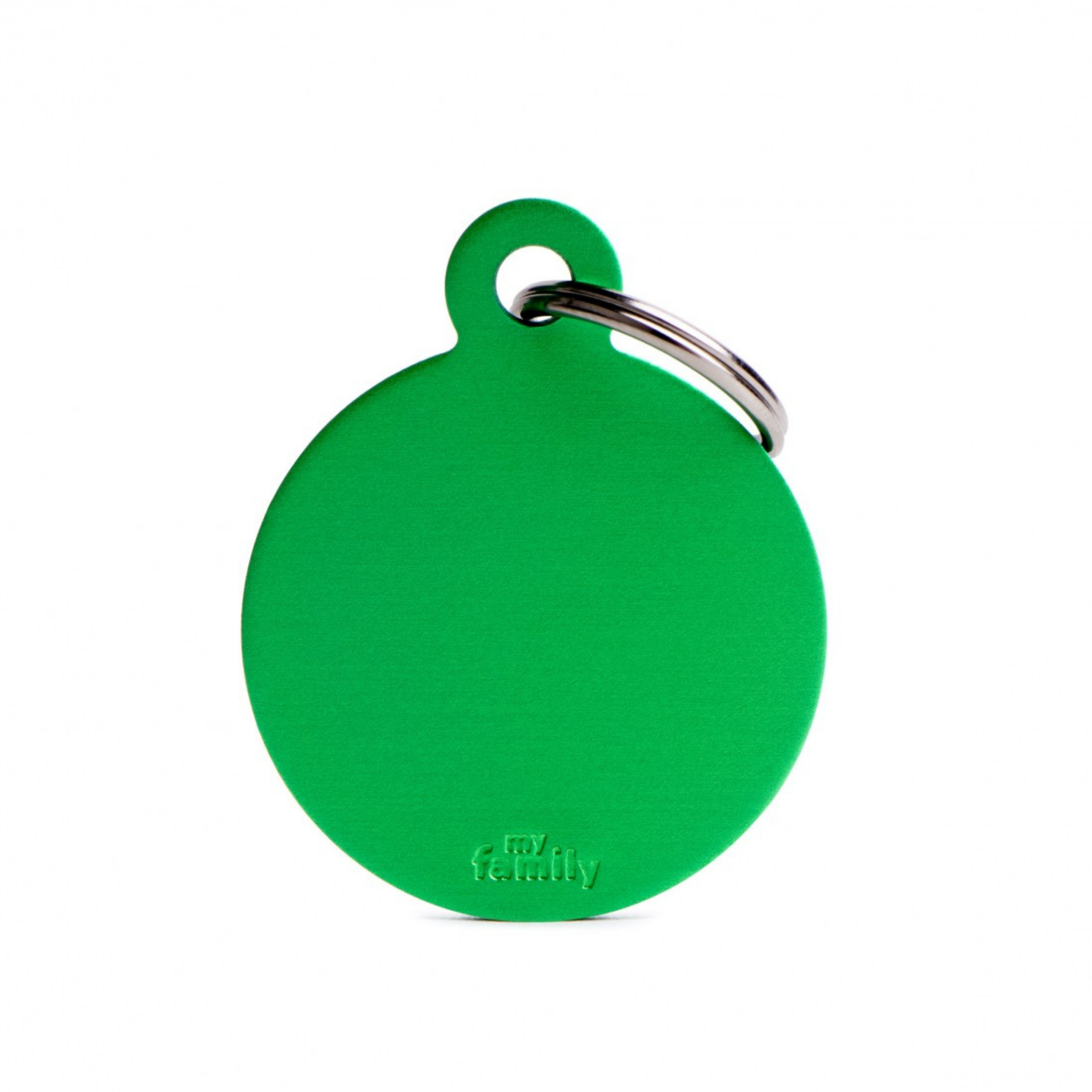 MyFamily Basic Collection Round Tag Aluminum Green