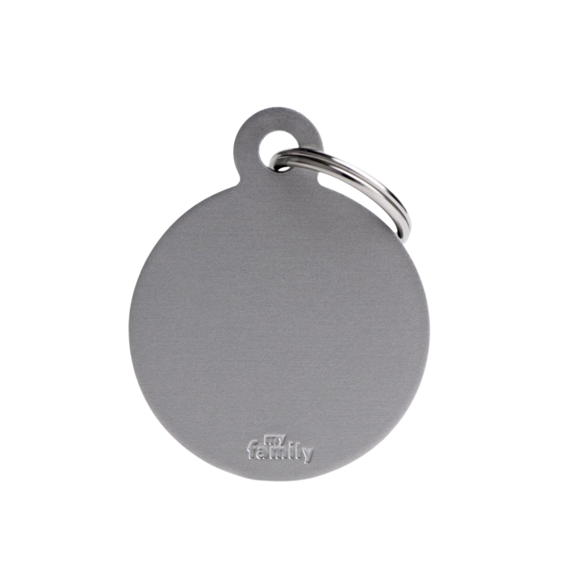 MyFamily Basic Collection Round Tag Aluminum Grey