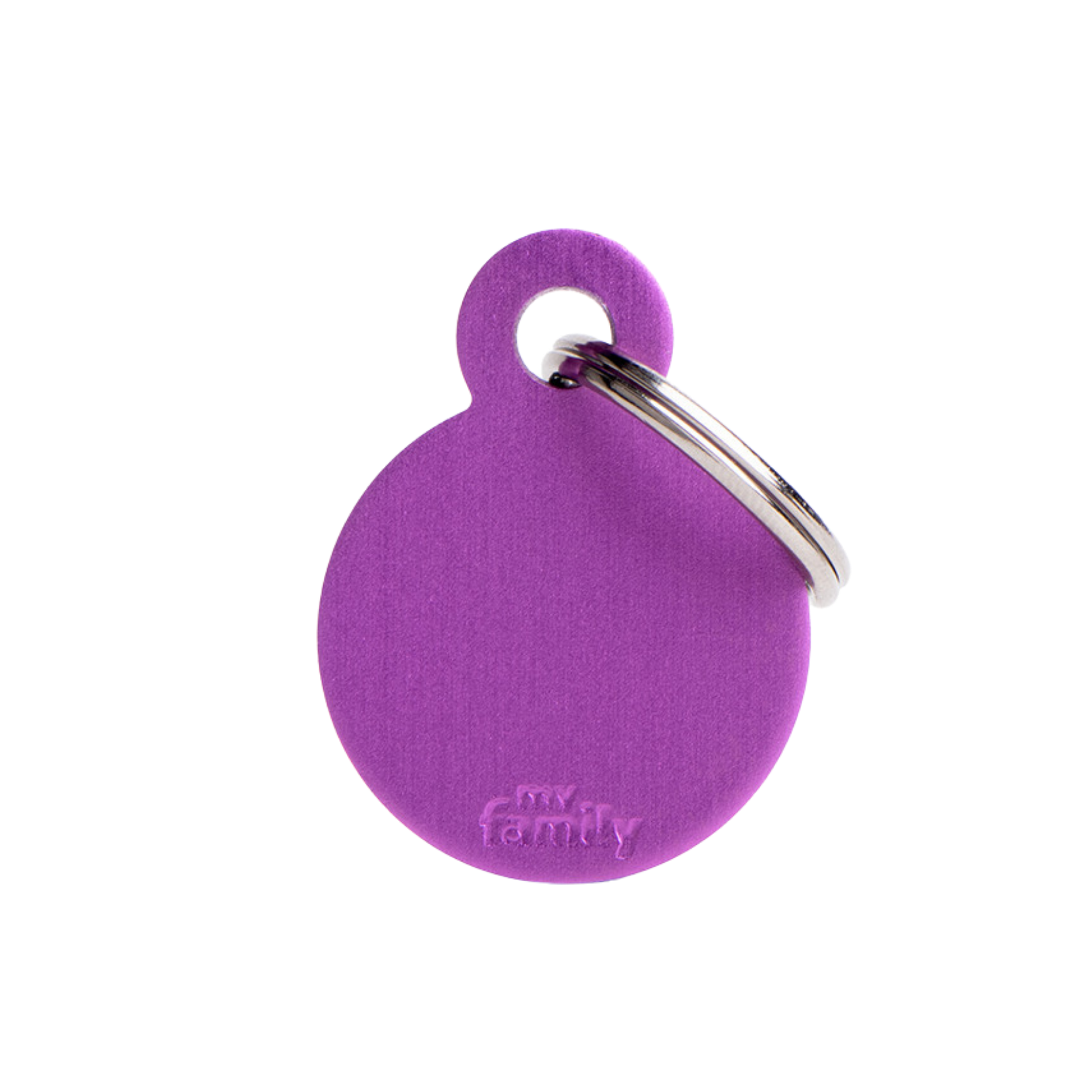 MyFamily Basic Collection Round Tag Aluminum Purple