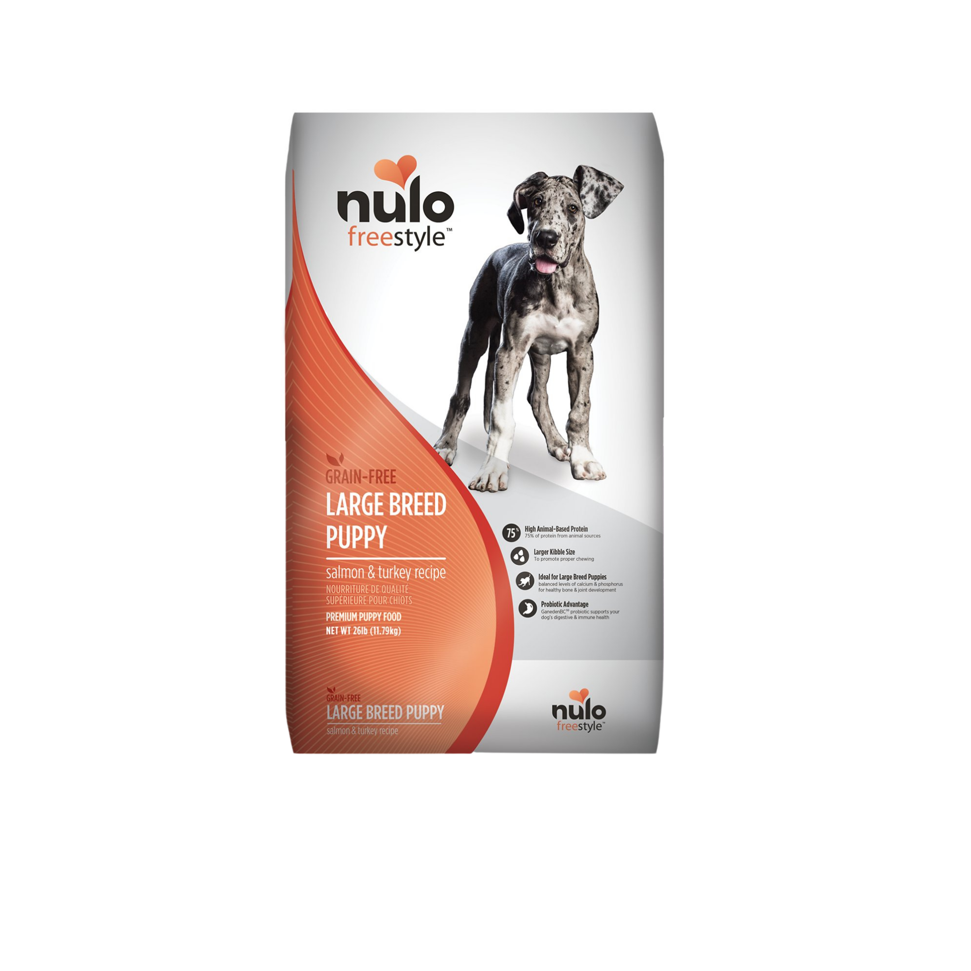 Nulo Freestyle Grain-Free Large Breed Puppy Salmon & Turkey Recipe Dry Dog Food