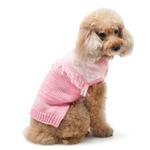 Dogo Boho Fringe Dog Sweater Pink