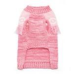 Dogo Boho Fringe Dog Sweater Pink