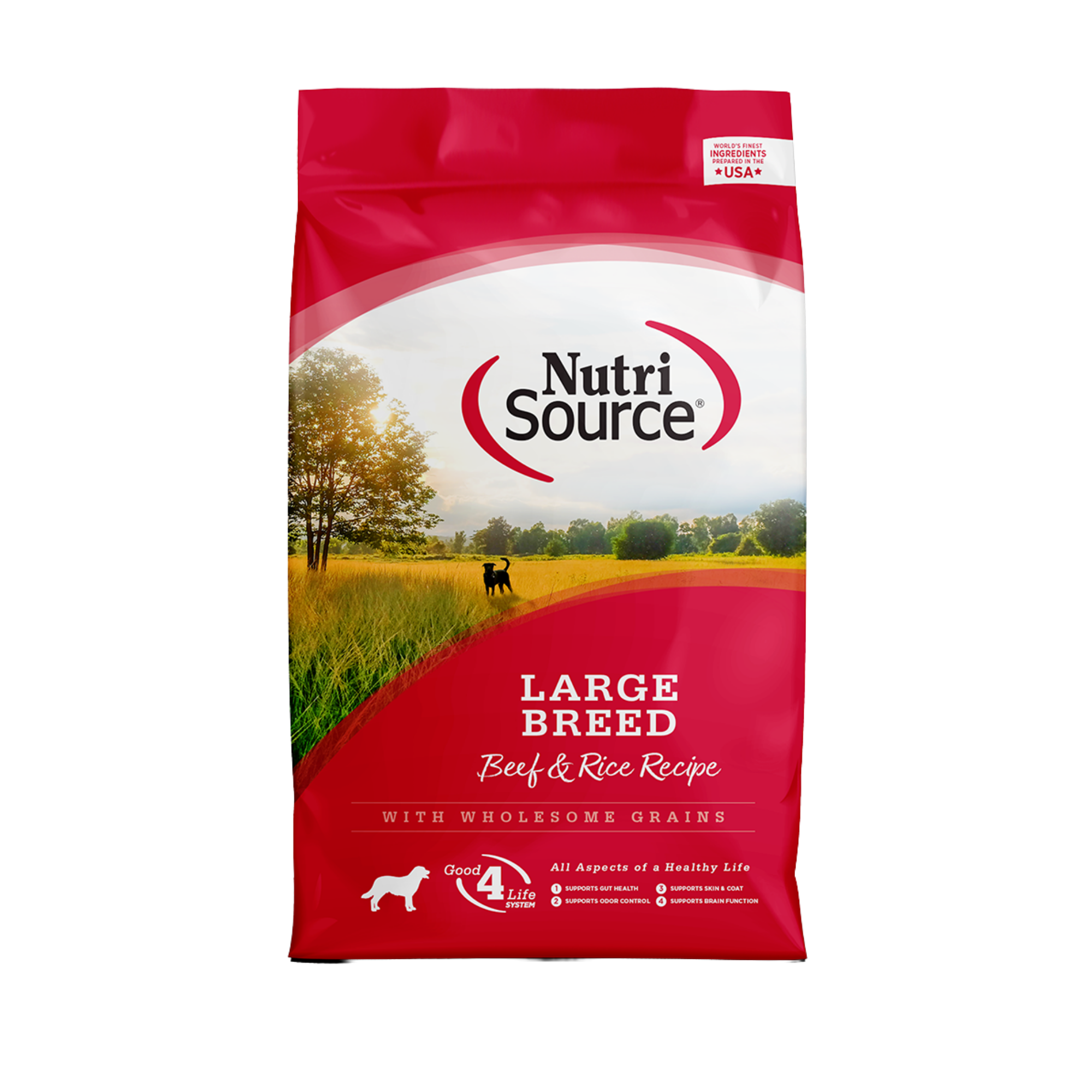 NutriSource Large Breed Adult Beef & Rice Formula Dry Dog Food