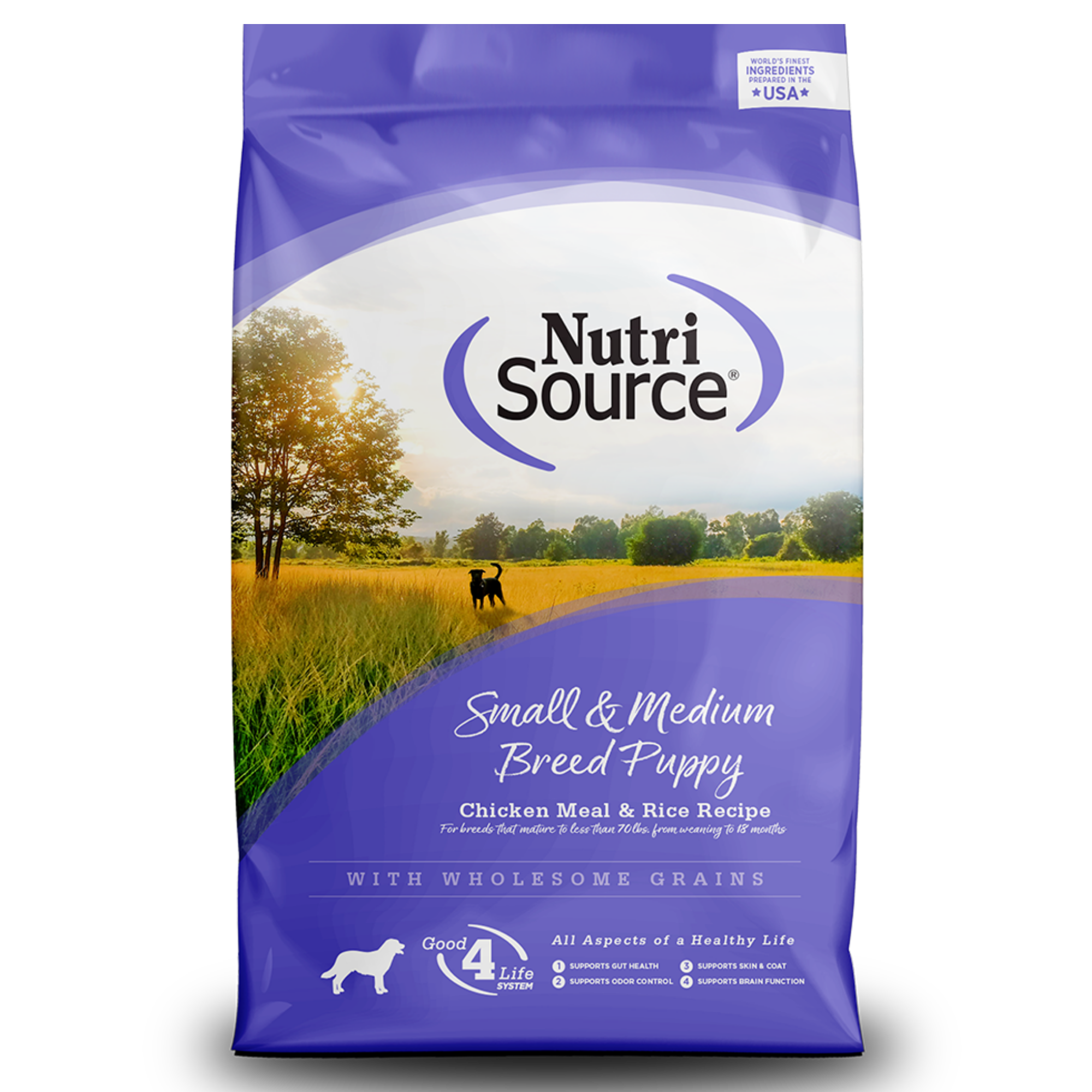 NutriSource Small & Medium Breed Puppy Chicken & Rice Formula Dry Dog Food