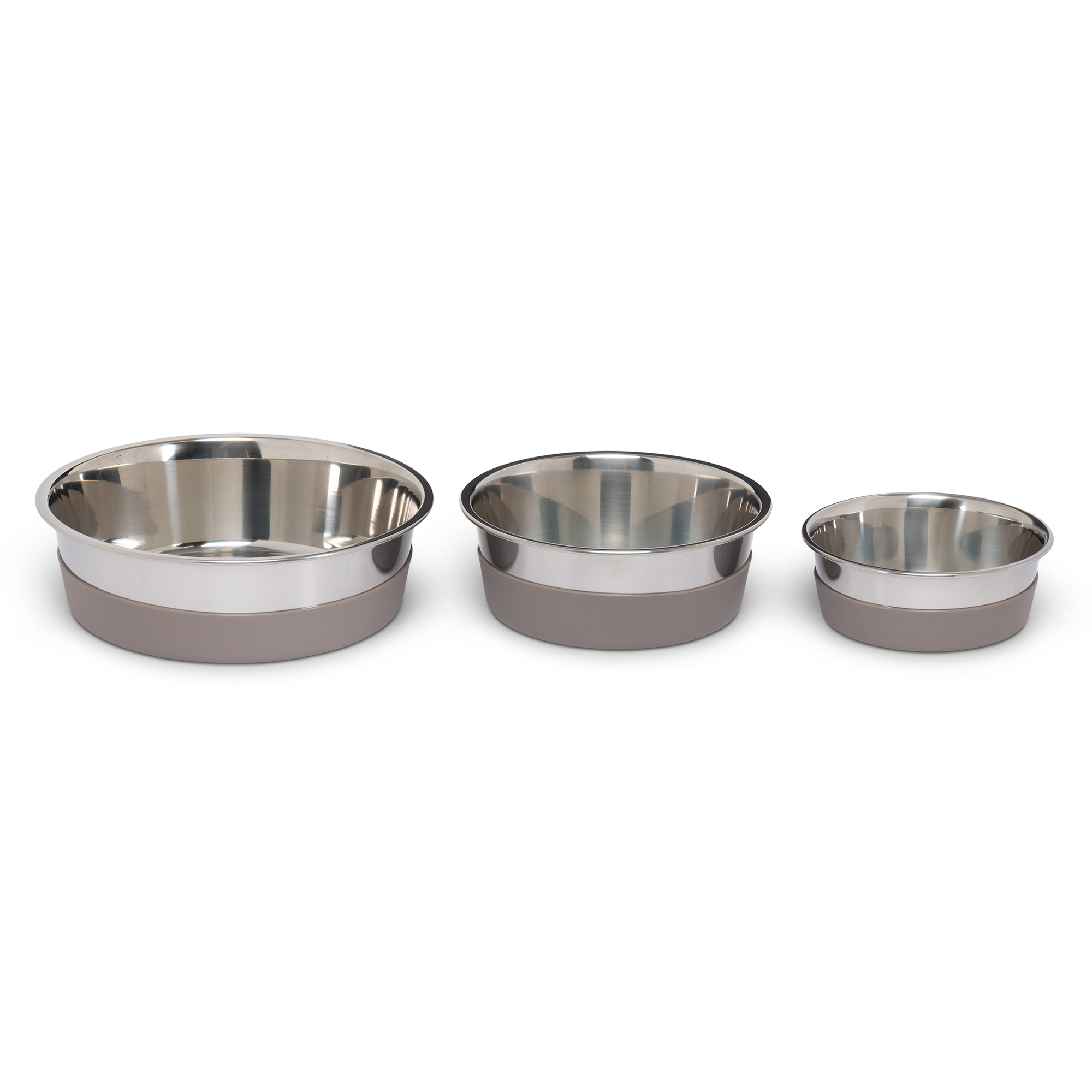 Messy Mutts Stainless Steel Bowl with Non-Slip Removable Silicone Base