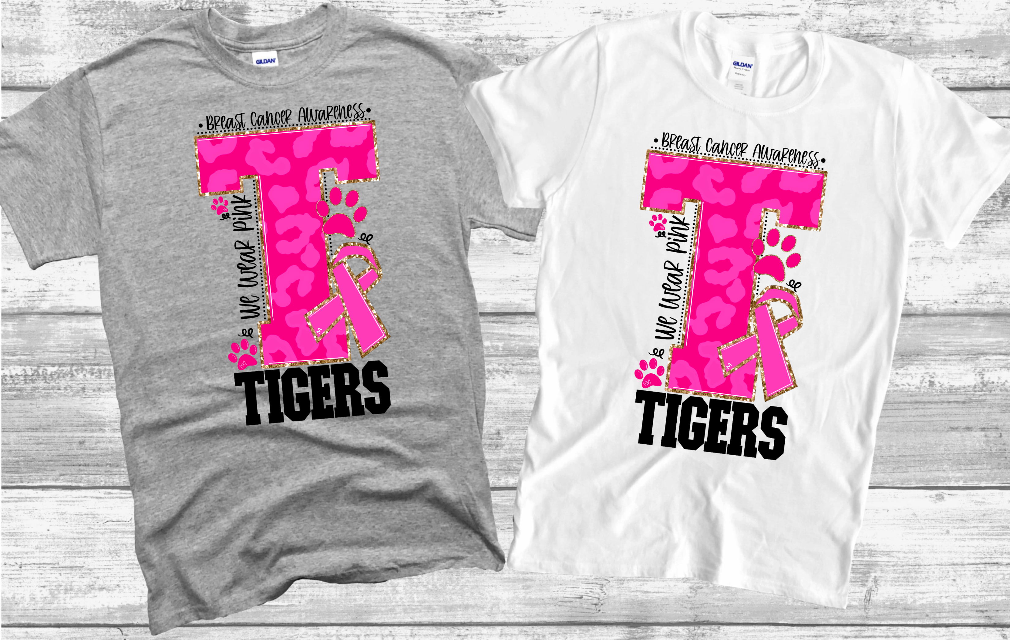 Tigers Breast Cancer Shirt