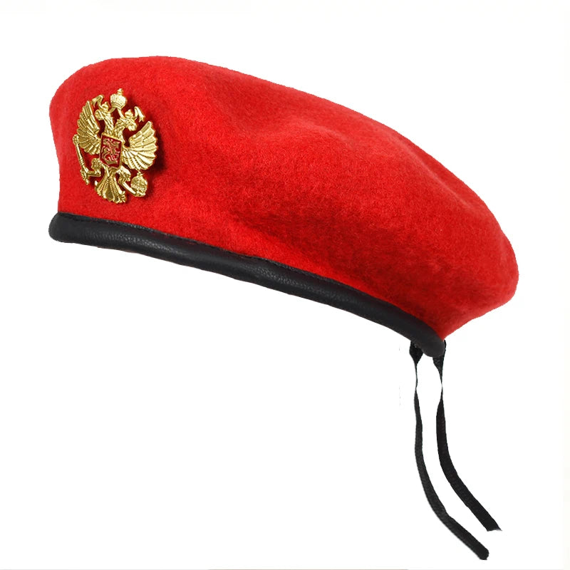 Autumn winter cap warm woolen octagonal hat adjustable beret hats versatile unisex beanie pure color beret caps