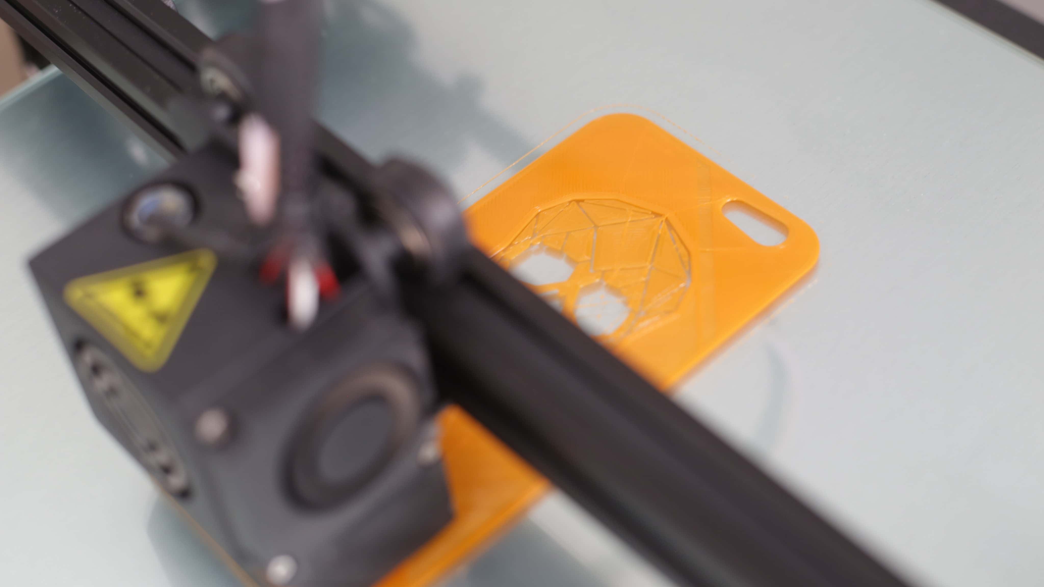 printing TPU phone case with ET4 3D printer