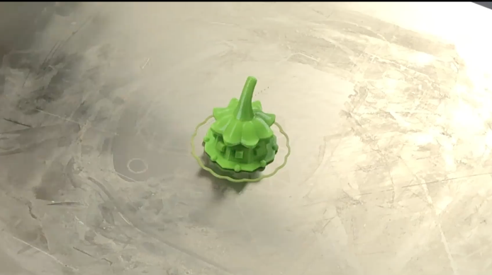 3D printed pumpkin stem at Skirt mode.