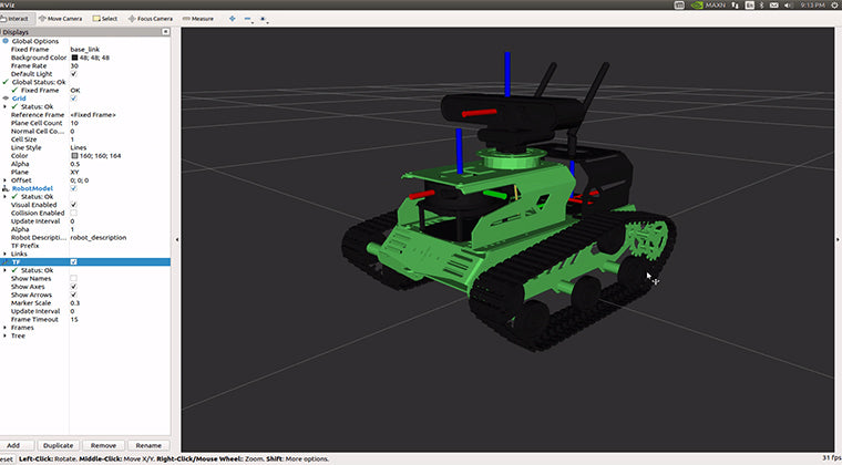 Jetank JetTank ROS Robot Tank Powered By Jetson Nano - ThinkRobotics ...
