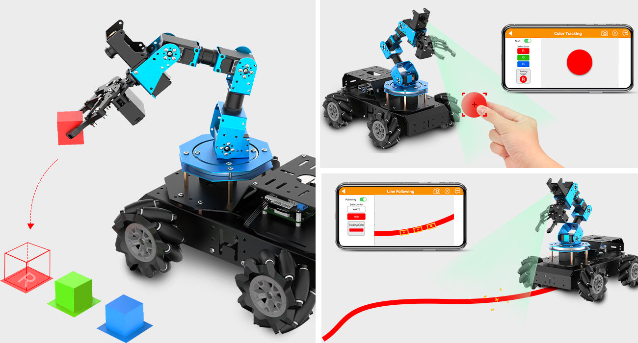 AI Vision Recognition Robot, Target Tracking Robot
