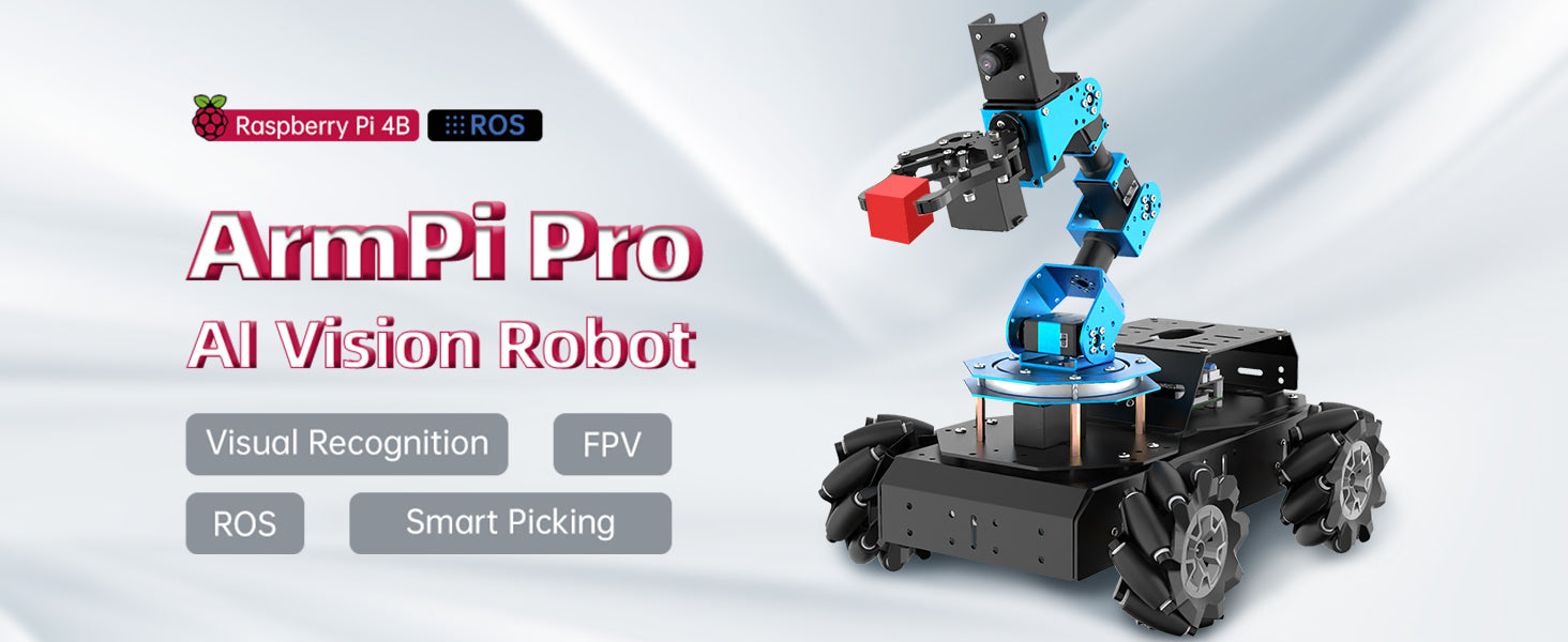 Armpi Pro Ros Robot Chassis With Robot Arm at ₹ - Main Image