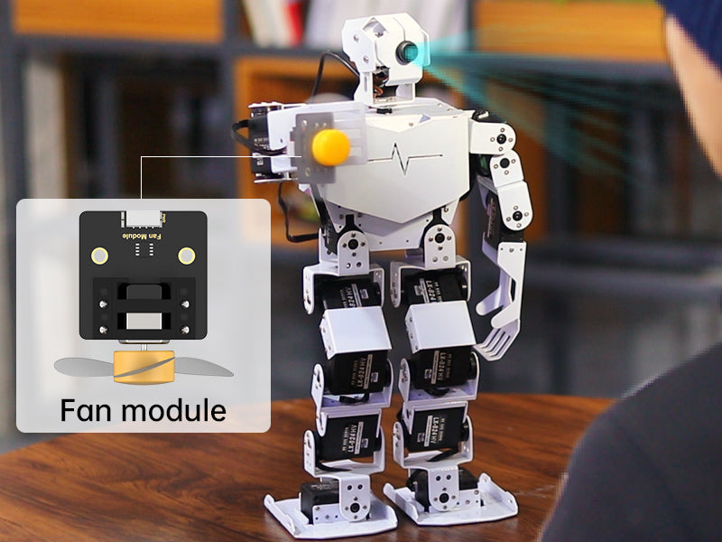 Robot de construction et programmation humanoide TonyPi Pro Hiwonder Raspberry Pi 4B 4 Go Kit de développement professionnel