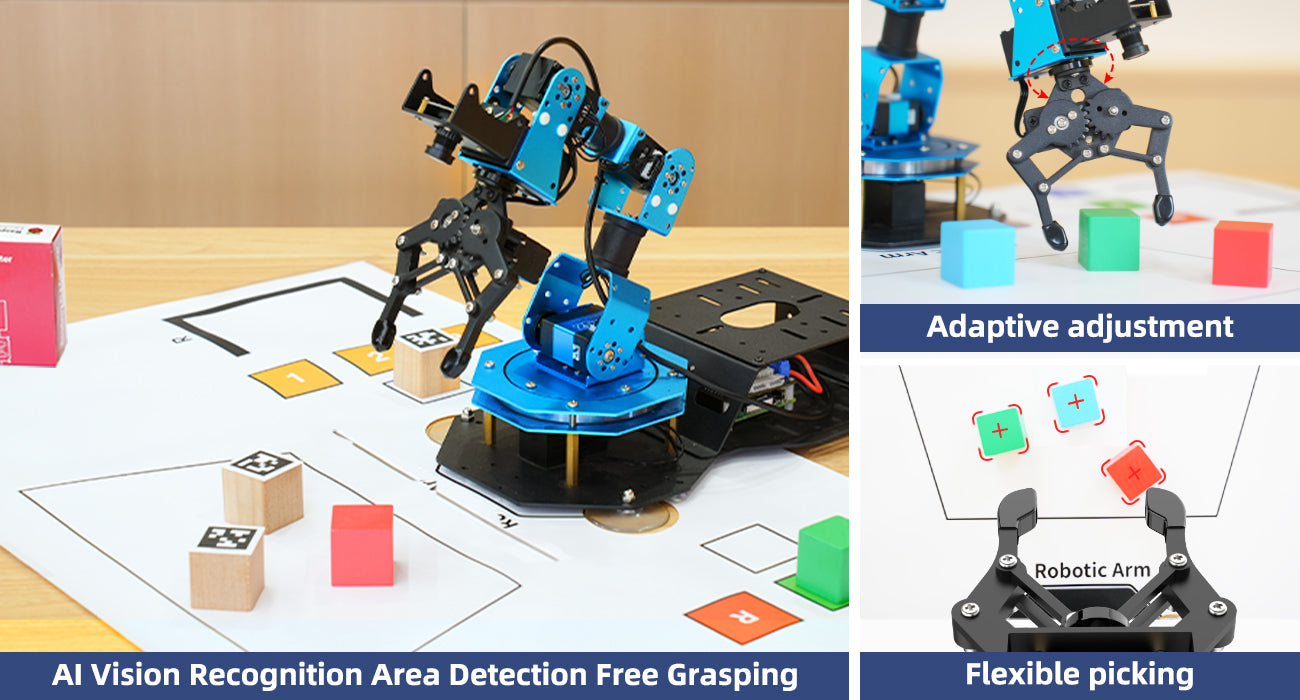Educational Miniature ArmPi FPV AI Vision Raspberry Pi Programming ROS Educational miniature armpi fpv ai vision raspberry pi programming ros