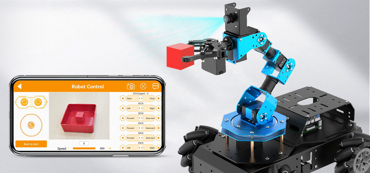 ArmPi Pro ROS Robot Chassis With Robot Arm - ThinkRobotics ...