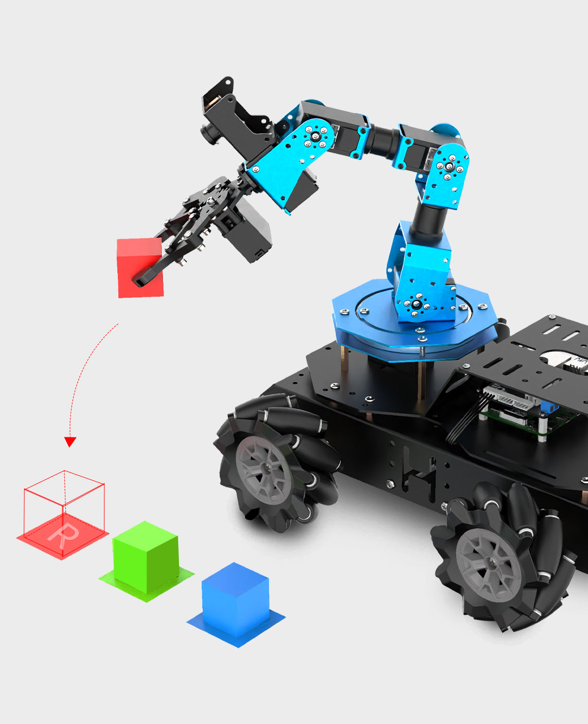 ArmPi Pro ROS Robot Chassis With Robot Arm - ThinkRobotics ...