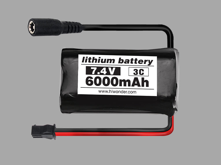 6000mAh large-capacity Lipo battery greatly invigorates the robot