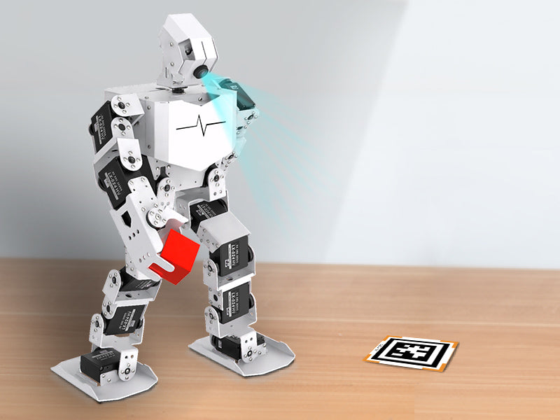 Robot de construction et programmation humanoide TonyPi Pro Hiwonder Raspberry Pi 4B 4 Go Kit de développement professionnel