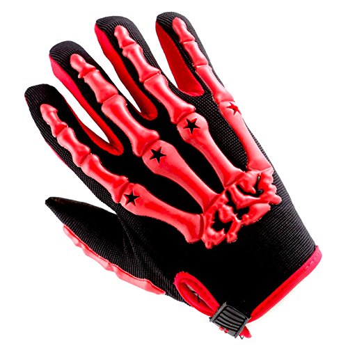 Adult Motocross Gloves Motorcycle BMX MX ATV Dirt Bike Bicycle Skeleton Cycling Gloves: GLV_CE04