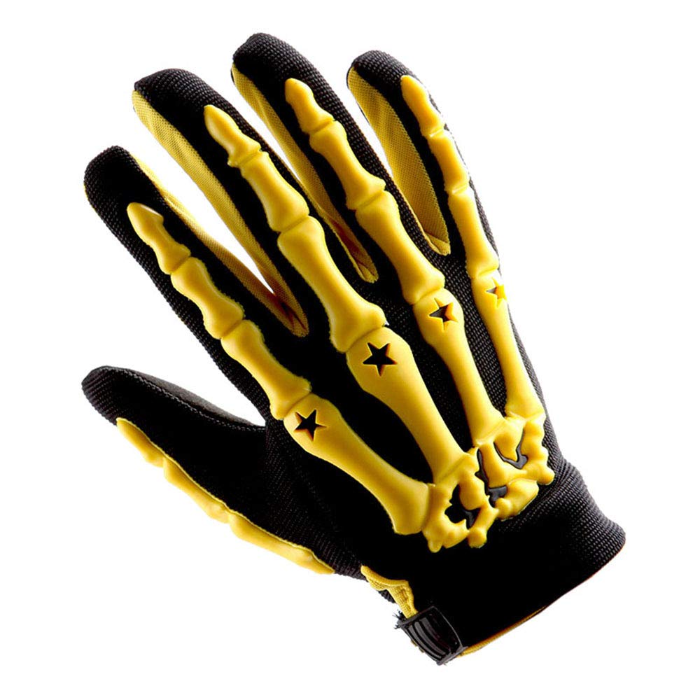 Adult Motocross Gloves Motorcycle BMX MX ATV Dirt Bike Bicycle Skeleton Cycling Gloves: GLV_CE04