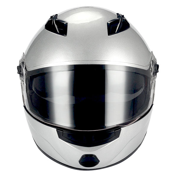 1Storm Commander Motorcycle Modular Full Face Helmet Flip up Dual Visor/Sun Shield: HJA113