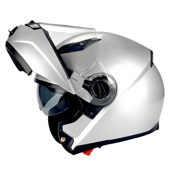 1Storm Commander Motorcycle Modular Full Face Helmet Flip up Dual Visor/Sun Shield: HJA113